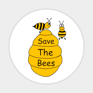 SAVE The Bees Please Magnet